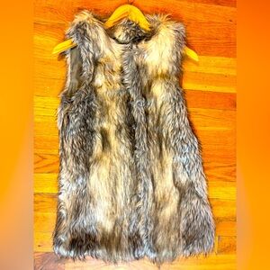 Faux fur gilet